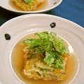 ちわここ's cooksnap of when they made だし巻き卵の天ぷら蕗の薹のせ.