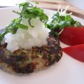 ＊Moke's cooksnap of when they made お肉を使わない★新玉ねぎのハンバーグ.