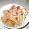 みやじおやじ's cooksnap of when they made 先輩に教わった☆いかと大根の煮物.