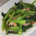きらり流れ星's cooksnap of when they made 調理時間５分以内！青菜の中華炒め.