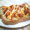 ねっちゃんっ's cooksnap of when they made たまごトースト.