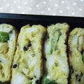 3姉妹ちゃんママ's cooksnap of when they made ❀お弁当に♬ｺﾞﾛ②竹輪と葱の卵焼き❀.