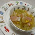 おうさ's cooksnap of when they made ベーコンレタス☆スープ.