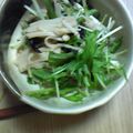 りぃり〜's cooksnap of when they made 水菜とえのきの海苔バタポンサラダ.