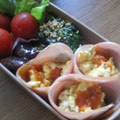 aya&momo's cooksnap of when they made お弁当に♪ハムでたまごをクルっと♪＾＾.
