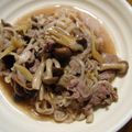 しいマイボトル's cooksnap of when they made カロリーオフ♪牛肉ときのこの甘辛煮♪.