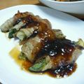ミオママ＊＊'s cooksnap of when they made 野菜が沢山！豚肉のサラダ菜ロール♪.