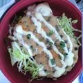きょろりすと's cooksnap of when they made お手軽♪つくね照り焼き（丼でも◎）.