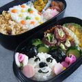 キャシーキャサリン's cooksnap of when they made 癒しのパンダちゃん❤キャラ弁(´∀｀✿).