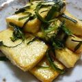 いずみるく's cooksnap of when they made 豆腐＆ニラ✿甘辛焼き♡.
