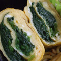 hiro_aya's cooksnap of when they made 残ったほうれん草で✿卵焼き.