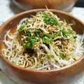 なぞう's cooksnap of when they made ラー油と胡麻のパリパリじゃこドレッシング.