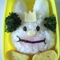 華路乃's cooksnap of when they made キャラ弁　ありがとウサギ.