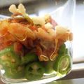 tomokoshiawase's cooksnap of when they made 今日のご飯にあと1品☆オクラのキムチ和え.