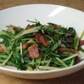 ダーマエ's cooksnap of when they made 簡単☆水菜とベーコンのサラダ.