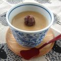 kigiri's cooksnap of when they made ♪きな粉小豆de和風ミルクプリン♪.