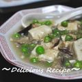 1646's cooksnap of when they made エンドウで　塩　麻婆豆腐.