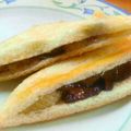 coco_pea's cooksnap of when they made チョコバナナのホットサンド.