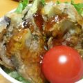 チャオ美's cooksnap of when they made 小ナスのひき肉はさみ揚げ.