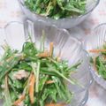 ねこねこおやびん's cooksnap of when they made 水菜のサラダ☆.