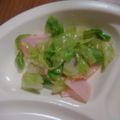 ラブリークッキー's cooksnap of when they made ☆簡単♪春キャベツとハムのサラダ☆.