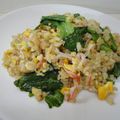 まほじょ's cooksnap of when they made 玄米レタスチャーハン.