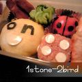 タマﾁｬﾝ's cooksnap of when they made キャラ弁 ｏｎちゃん.