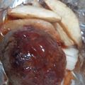 紅茶っ子。's cooksnap of when they made 肉汁があふれる★ホイル包み焼きハンバーグ.