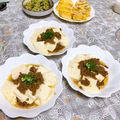 みぽぽ37's cooksnap of when they made レンジde麻婆豆腐☆茄子☆挽肉そぼろ丼.