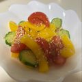 TOMO's cooksnap of when they made 夏野菜のおつまみ梅酢マリネ.