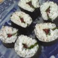 リビーﾏﾏ's cooksnap of when they made しその塩漬けで梅肉細巻き寿司♪.