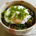 nasubeam's cooksnap of when they made 茄子とひき肉の丼ぶり.