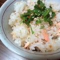 にゅあ's cooksnap of when they made 土鍋でふっくら鮭ごはん♪.