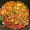 ちゃみ's cooksnap of when they made 鶏もも肉のトマト煮込み.