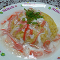 うまうま・らぶ's cooksnap of when they made ぱらぱら卵炒飯にカニカマあんかけ.