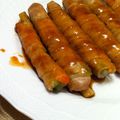 ショコラ犬's cooksnap of when they made ゴーヤの中華風肉巻き.