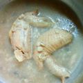 桃がいいなあ。's cooksnap of when they made 鶏手羽と五穀米で、美肌スープ.