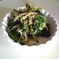 kurolabu428's cooksnap of when they made しどけともやしの胡麻ナムル.