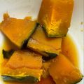 ふっくら白玉's cooksnap of when they made お弁当にも♪レンジde簡単かぼちゃの煮物.
