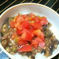 ねこにゃんず's cooksnap of when they made なすトマト丼.