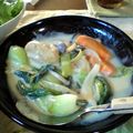 karin糖's cooksnap of when they made 鶏とチンゲン菜のミルクスープ仕立て.