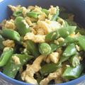 ゴリゴリちゃん's cooksnap of when they made スナップエンドウ♪マヨタマ炒め.