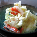 カヌレ３１４'s cooksnap of when they made カニカマとキャベツのゆずコショウ和え☆.