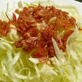 ton♪'s cooksnap of when they made 千切りキャベツの桜海老ごま油がけ.