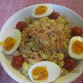 yasukof's cooksnap of when they made *わが家流☆ﾏｶﾛﾆｻﾗﾀﾞ*.