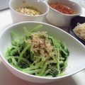 yukiはぴ's cooksnap of when they made 水菜の塩ニンニクナムル.