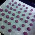 　keke's cooksnap of when they made むらさき芋ぼうろ.