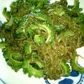 ねぎみそラーメン's cooksnap of when they made ゴーヤめかぶ.