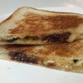 CoffeeCoco's cooksnap of when they made ☆ブリーとチョコのパニーニ☆.