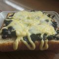 mioukaira's cooksnap of when they made 納豆チーズマヨトースト.